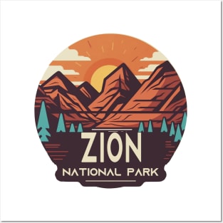 Zion National Park Posters and Art